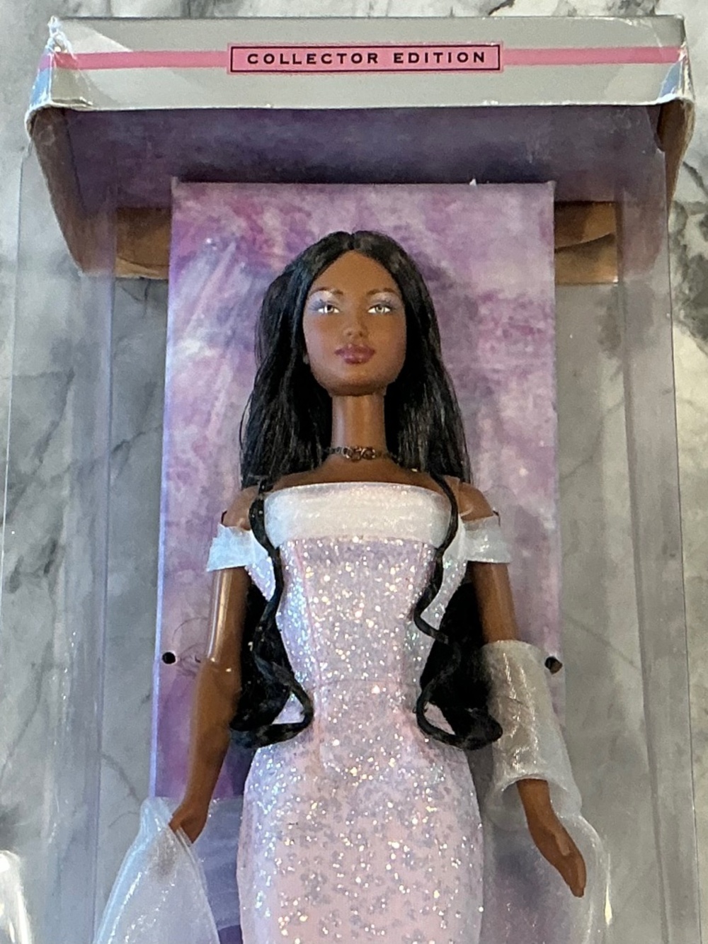Birthstone Collection Barbie Doll African American Miss October Opal NRFB